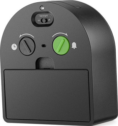 Orë alarmi Braun BC22, mekanizëm quartz, tavoline, e zezë