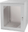 Kabinet muri Netrack ECO Line 19", 12U 600mm, derë xhami, gri