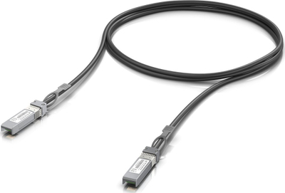 Kabllo DAC Ubiquiti UniFi UACC-DAC-SFP28-1M, 25G, 1m, e zezë