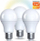 Llambë e mençme LED Denver SHL-340MK2, Wi‑Fi, 9W E27, set me 3 copë, e bardhë