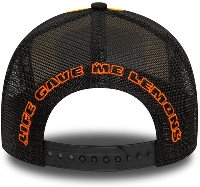 Kapele New Era Lemon Stand Patch A Frame Trucker, poliestër, snapback, e verdhë