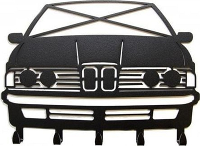 Приврзок за клучеви Mtuning BMW E24, декоративен, црн
