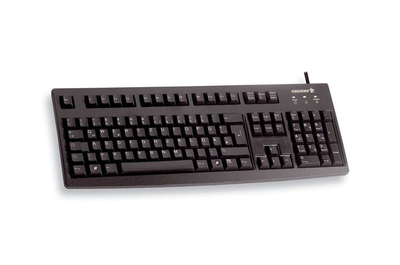 Tastierë CHERRY G83-6104, USB, QWERTY US English, e zezë