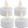 Set qirinj LED tealight Koopman, 4 copë, ngjyrë e bardhë