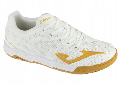 Atlete futsalli për fëmijë Joma Evolution Jr 26 EVJS IN, për sallë, nr.34, të bardha me ari