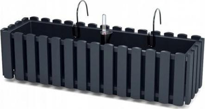 Vazo ballkoni BOARDEE FENCYCASE W, 58x18x16.2 cm, antracit