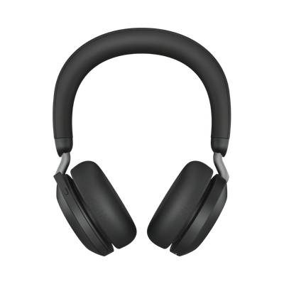 Kufje Jabra Evolve2 75, me dhe pa kabllo, Bluetooth, e zezë