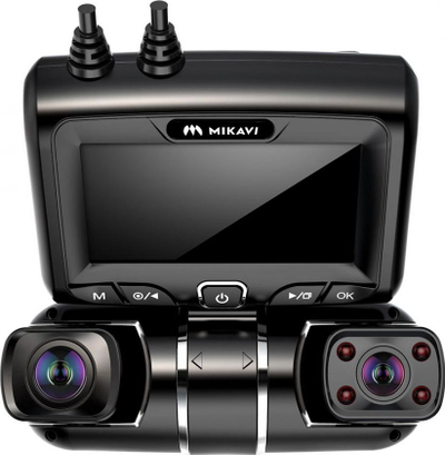 Kamerë sigurie për makinë Mikavi PQ7 4CH, Full HD, Wi‑Fi GPS, e zezë
