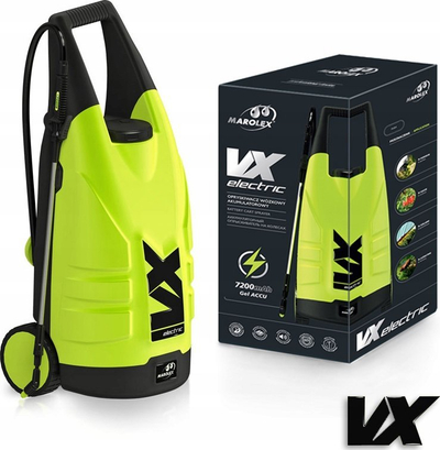 Spërkatëse me bateri Marolex VX, 20L, me rrota, portokalli