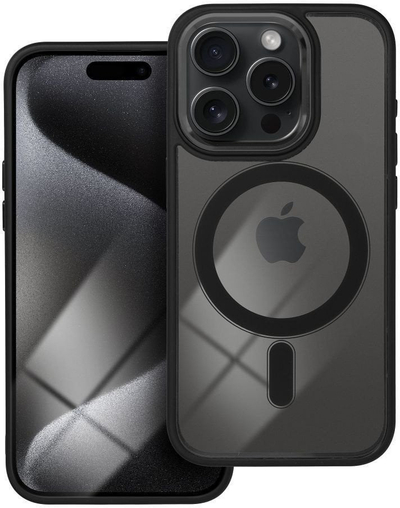 Kuti mbrojtëse OEM Color Edge Case, me MagSafe, për iPhone 15 Pro, e zezë