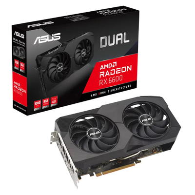 Kartë grafike ASUS Dual Radeon RX 6600 V2, 8GB, GDDR6