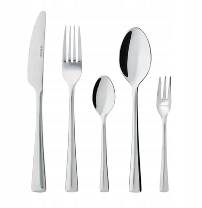 Set lugësh Ambition Siena, 60 pjesë, për 12 persona, çelik inoks, argjendtë