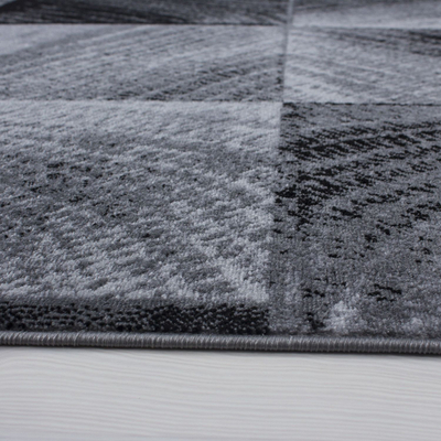 Tapet Ayyildiz Carpet Tile, polipropilen, me kuadrate, i zi