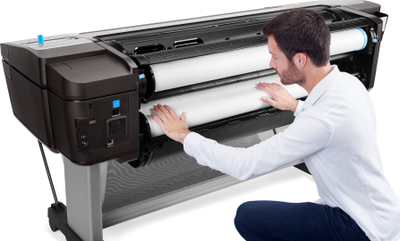 Плотер HP DesignJet T1700 44", Adobe PDF, бел