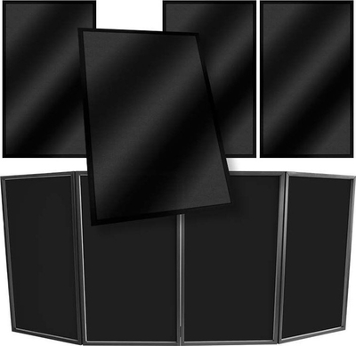 Навлака DJ Stand4Me Screen Lycra, сет 4 парчиња, 70 x 118 cm, црна