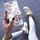 Këllëf–portofol Tech-Protect Feminine për Samsung Galaxy A55 5G, lëkurë eko, me xhepa kartash, me lule