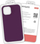 Силиконска маска MysaFe за Samsung Galaxy A72 5G, заштитна, боја слива