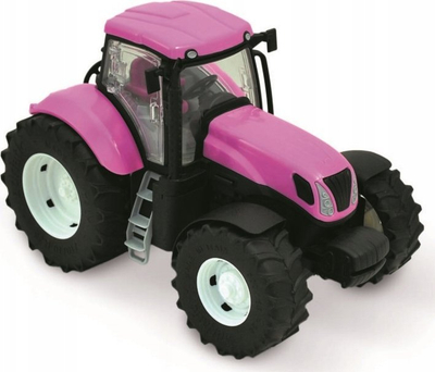 Lodër traktor Tupiko Pink Tractor, shkalla 1:16, plastikë, rozë