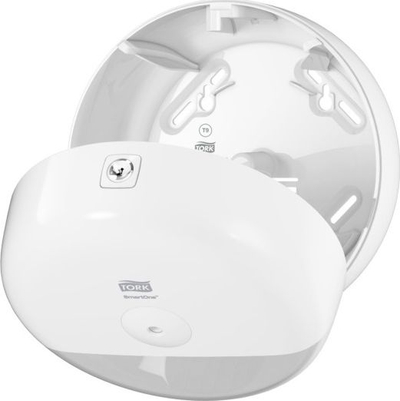 Dispenzer letre higjienike Tork SmartOne Mini Roll 681000, për tualet me frekuencë të mesme, plastik, i bardhë