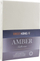 Çarçaf fitted DecoKing Amber Collection, 200-220x200 cm, pambuk, gri me të bardhë