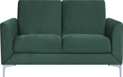 Sofá FENES Velvet, 2 vende, kadife, jeshile e errët