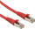 Мрежен кабел Secomp Roline CAT 6a, RJ-45 до RJ-45, 1.5m, SFTP, црвен
