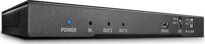 Splitter video HDMI Lindy 38230, 1 me 2 porta HDMI, 4K, i zi