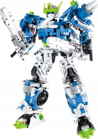 Set ndërtimi IM.Master Mecha Warrior, 941 copa, model që lëviz, blu