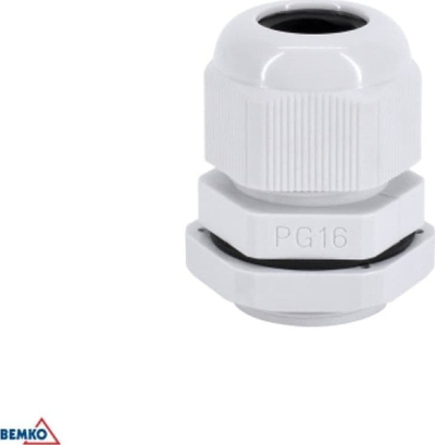 Kapak kabllor Bemko PG 16, IP68, gri
