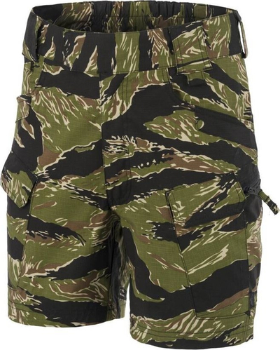 Pantallona të shkurtra taktike Helikon UTP 6", PolyCotton Stretch, 3XL, kamuflazh Tiger Stripe