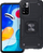Kapak mbrojtës Armored Nitro për Xiaomi Redmi 12 4G, me unazë mbajtëse, i zi
