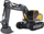 Eskavator me telekomandë Jamara Volvo EC160E, 1:26, 2.4GHz, i verdhë