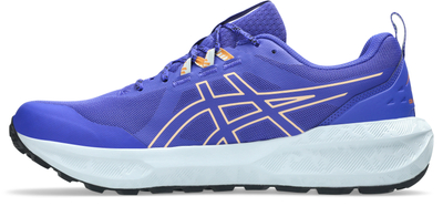Këpucë trail për burra Asics Gel Sonoma 8, amortizim AMPLIFOAM+, taban që s’rrëshqet, blu me portokalli