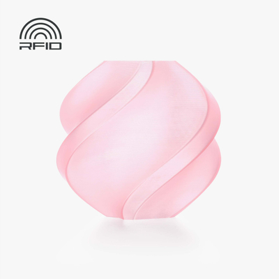 Filament 3D Bambu Lab PLA Translucent Cherry Pink, 1kg, rozë e tejdukshme