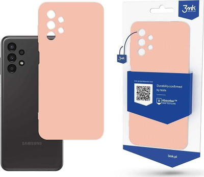 Mbulesë telefoni 3MK Matte Case për Samsung Galaxy A13 4G A135, teksturë lychee, e zezë