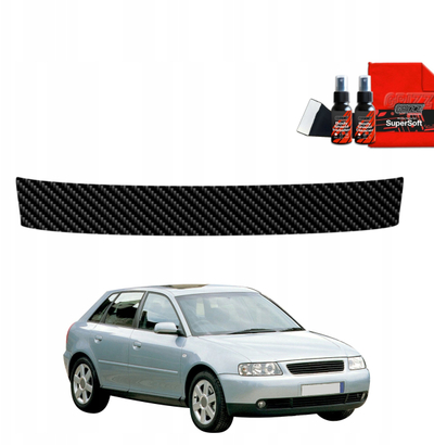 Film mbrojtës prag bagazhi GrizzGlass BodyShield Carbon, për Audi A3 8L Hatchback 5D 1999-2003, karbon i zi