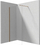 Mur dushi PRIZMA Walk-in 120 cm, xham i temperum, transparent, kornizë ngjyrë bronzi