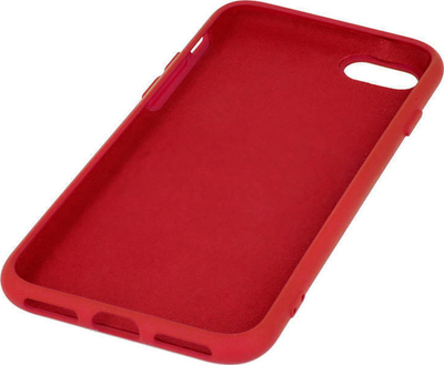 Kapak silikon për iPhone 16 Pro Max, shum i hollë, mban goditjet, i kuq