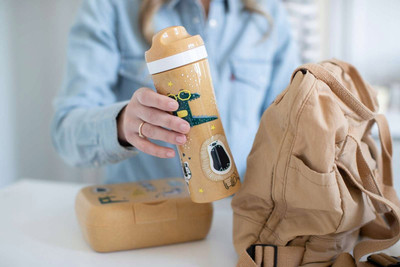 Shishe termus Koziol Water Bottle Thermos, 0.43L, për kalamaj, shumëngjyrëshe