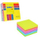 Bllok shënimesh vetëngjitës Stickn Cube, 76x76mm, 400 fletë, ngjyra neon