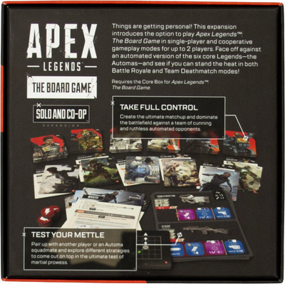 Ekspansion loje tavoline Glass Cannon Unplugged Apex Legends Solo dhe Co Op, Automa System, 1 3 lojtarë, shumëngjyrësh
