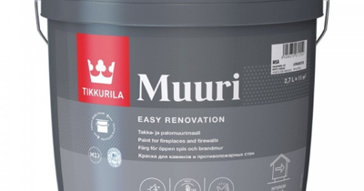 Bojë për oxhak Tikkurila Muuri, 2.7L, rezistente ndaj nxehtësisë