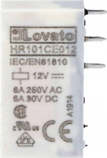 Rele ndërfaqe LOVATO HR101CE024, 24V DC, 1C/O 6A