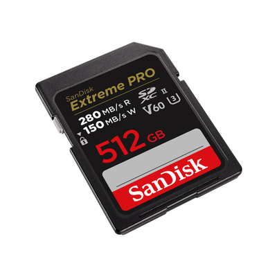 Мемориска картичка СанДиск Екстрим ПРО SDXC, 512GB, UHS-II, црна