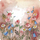 Nënfilxhan TRW C212 Flower Meadow, formë rrethore, motiv lulesh, shumëngjyrësh
