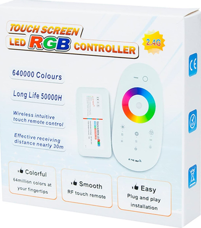 Kontrollues LED Mi light RF RGB, 216W, 12 24V, i bardhë