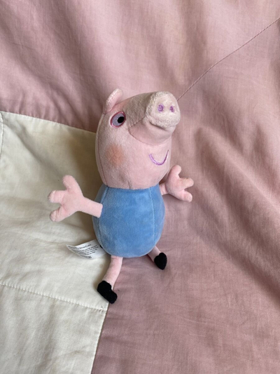 Lodër pellush Peppa Pig Wilko, për koleksion, e vogël, rozë