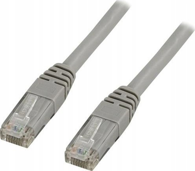 Kabllo rrjeti Deltaco Cat6 UTP, 1.5m, gri