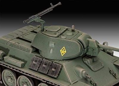Model tanku Revell T 34 76 Model 1940, shkalla 1:76, set montimi, shumëngjyrësh