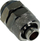 Fiting drejt Aquatuning G1/4, për tuba 11/8mm, nickel i zi